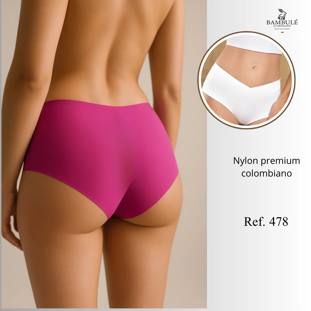 Ref 478. Paquete x 5 cachetero curvy