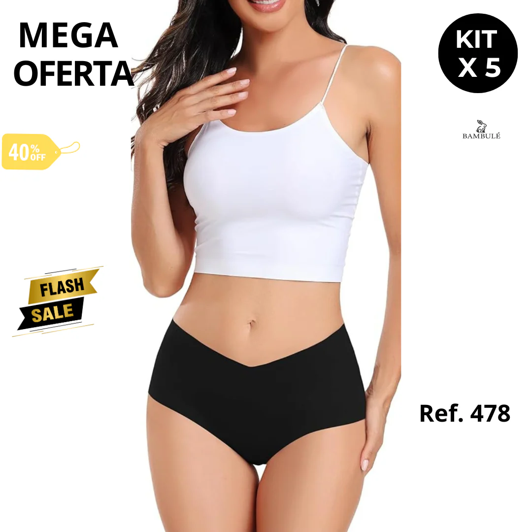 Ref 478. Paquete x 5 cachetero curvy