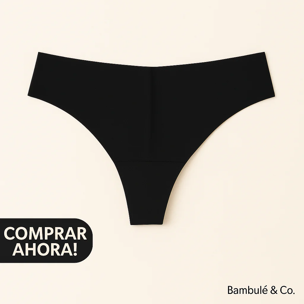 Ref 287. Paquete x 5 brasilera invisible